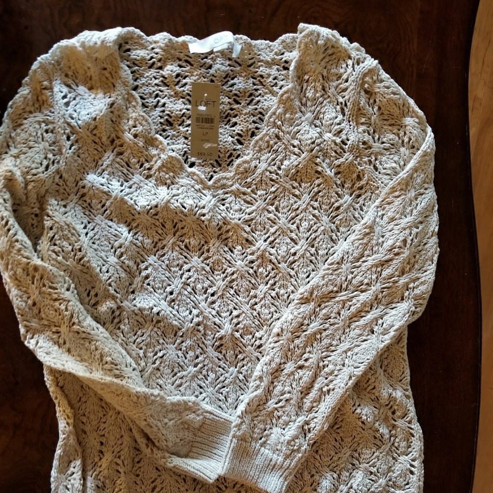 NWT Loft sweater size large petite