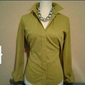 New York and Company Olive green Top