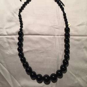 MILLY Black Beaded Necklace