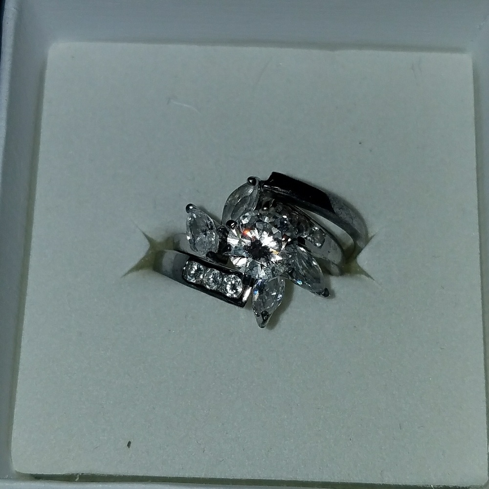 925 wedding set