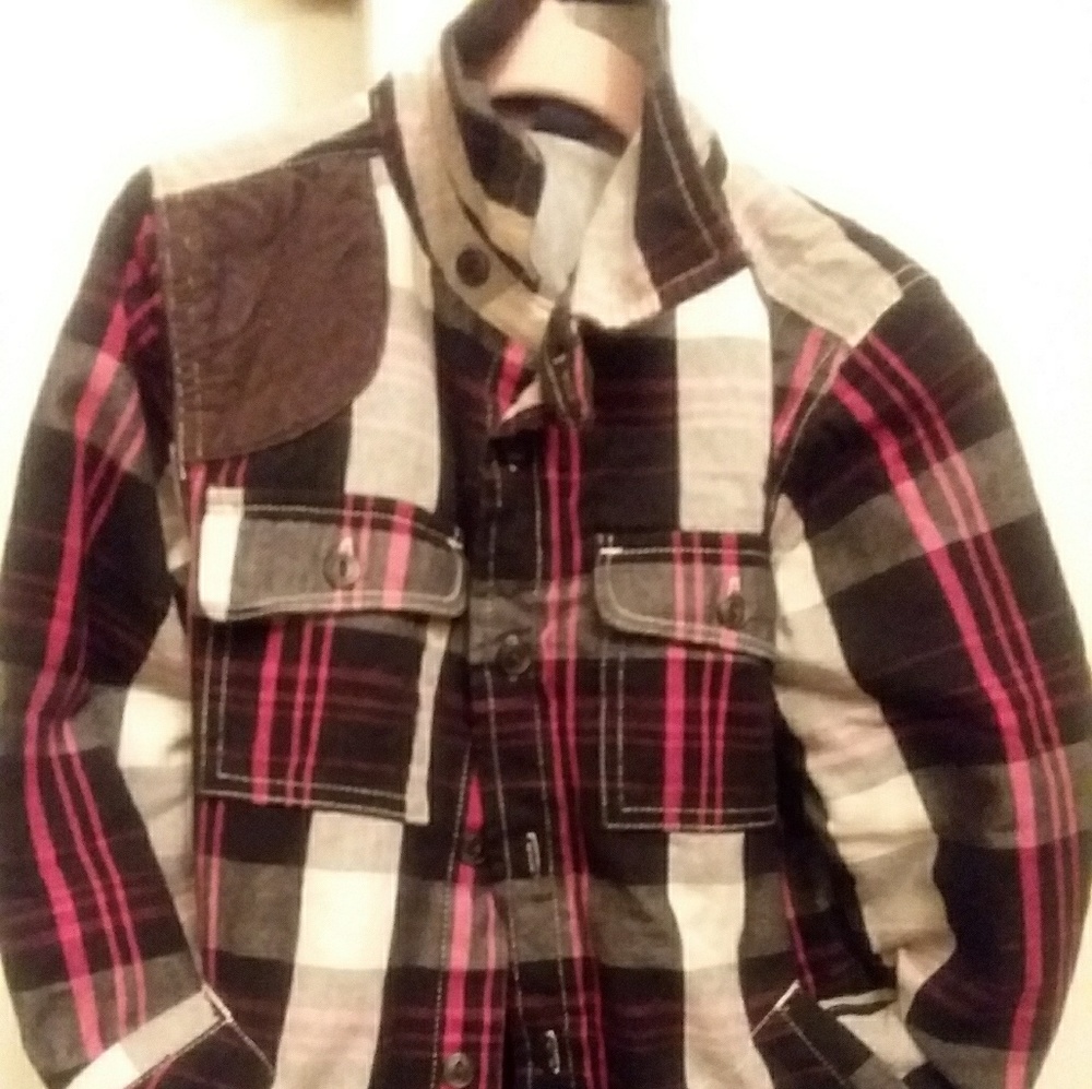 Boys Plaid Lined Jacket