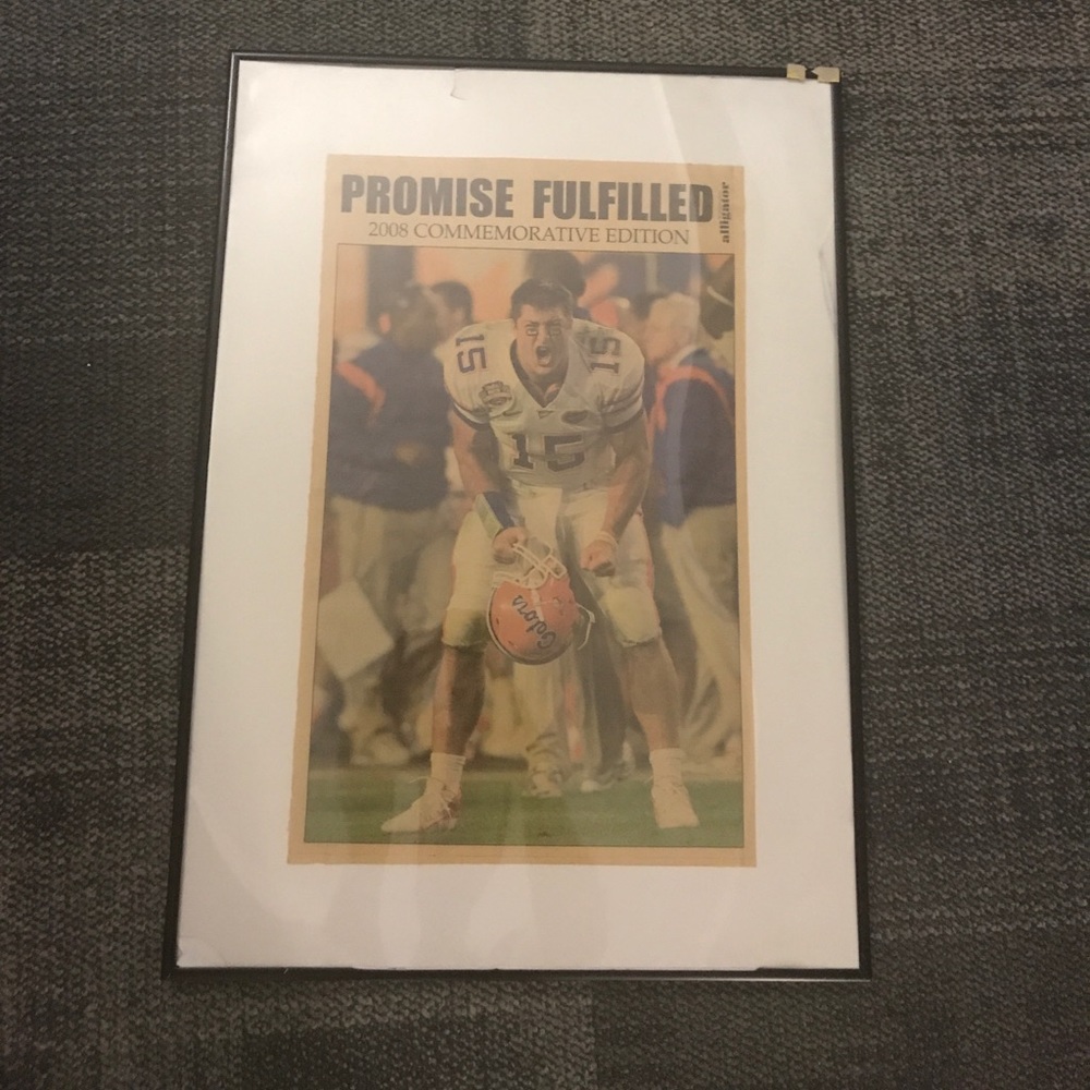 Tim Tebow Frame Art 🏈