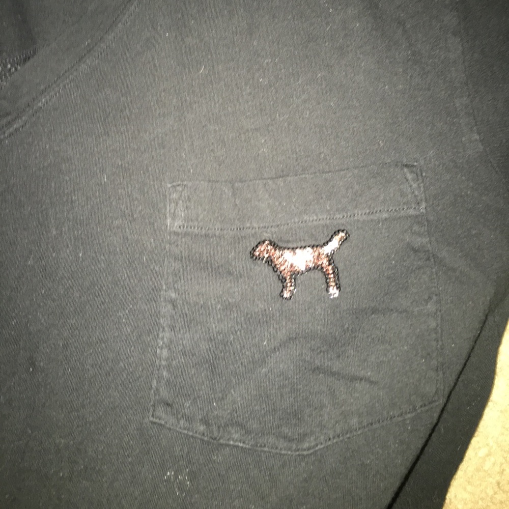 Victoria secret PINK long sleeve sequin shirt