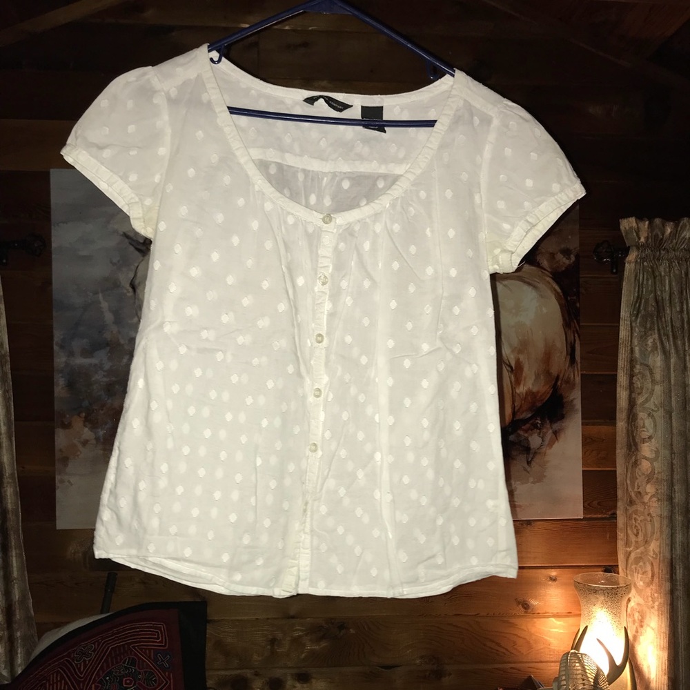 Cute sheer cotton blouse