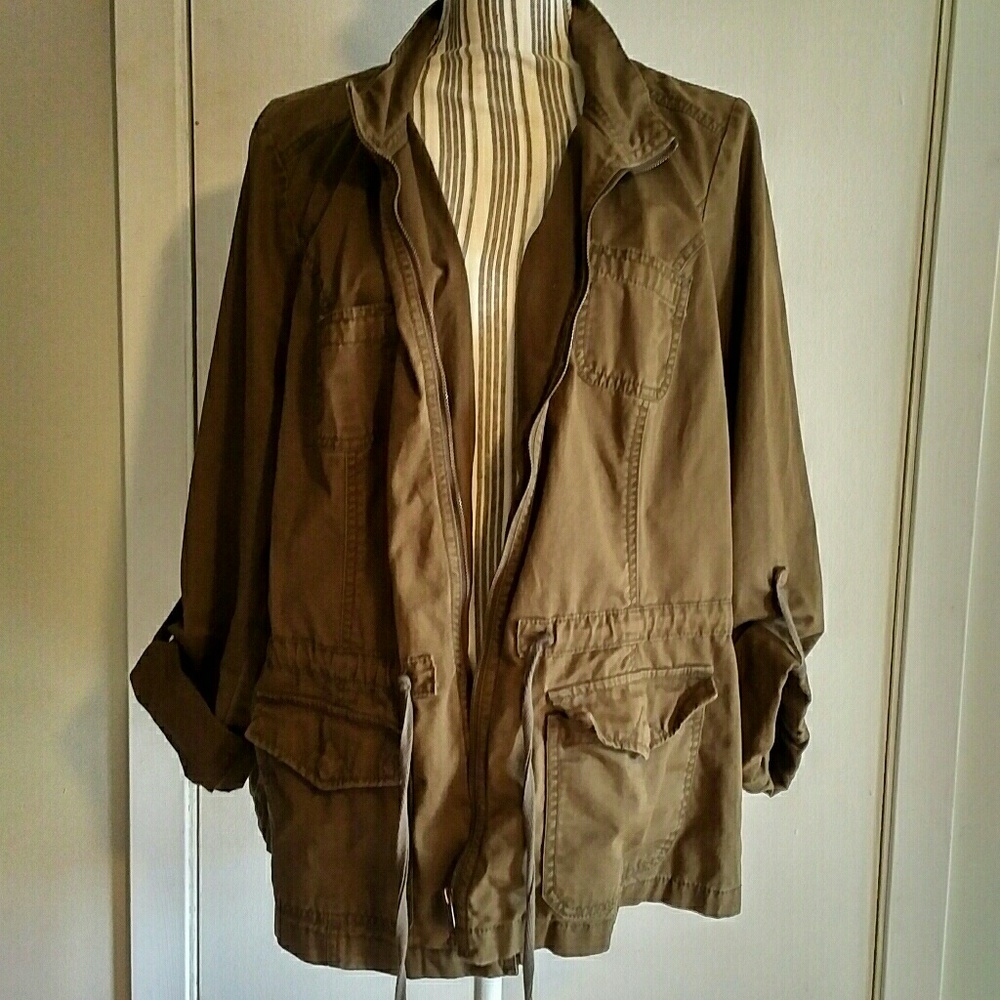 green jacket