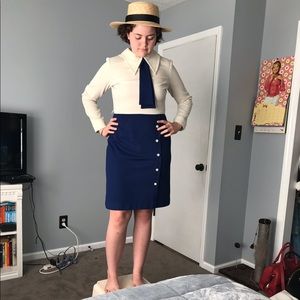 Vintage 1960s Mod Sailor Dress Vintage 1960s Mod Sailor Dress