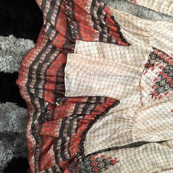 😍 Free People large beautiful top bohemian 😍 - Picture 3 of 4