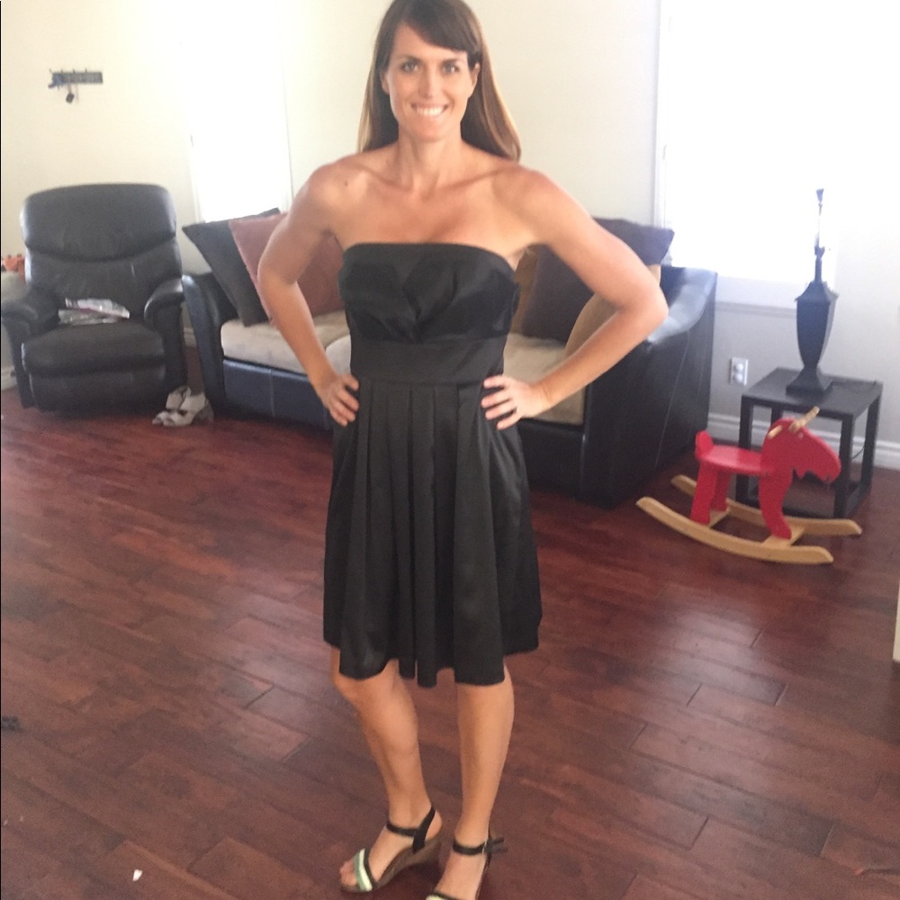 White House Black Market Black Semi Formal Dress