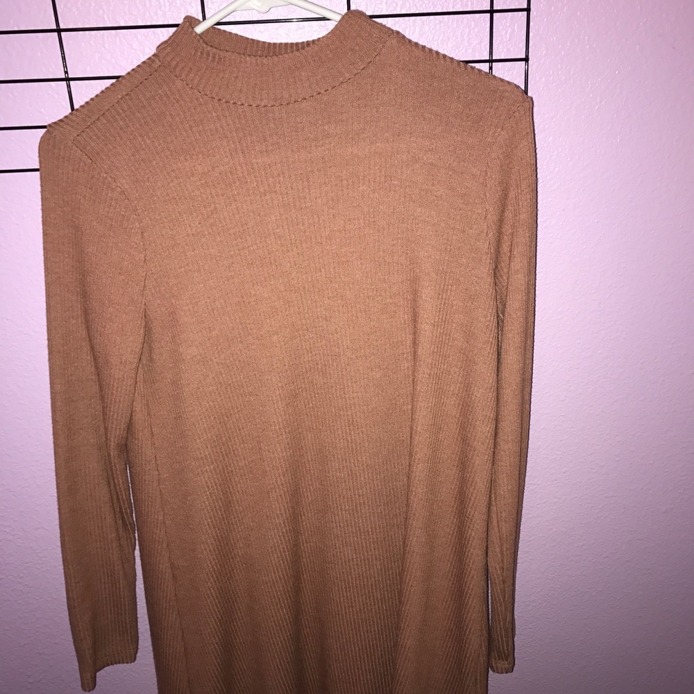 A cute cozy sweater dress