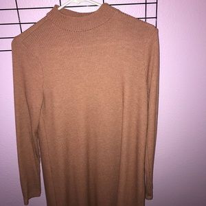 A cute cozy sweater dress