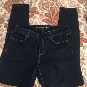 American Eagle Dark Denim Jeggings, size 12