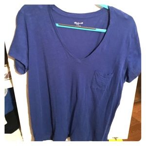 Madewell V-Neck Pocket Tee