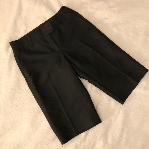 Phillip Lim black silk and wool walking shorts - Picture 2 of 5