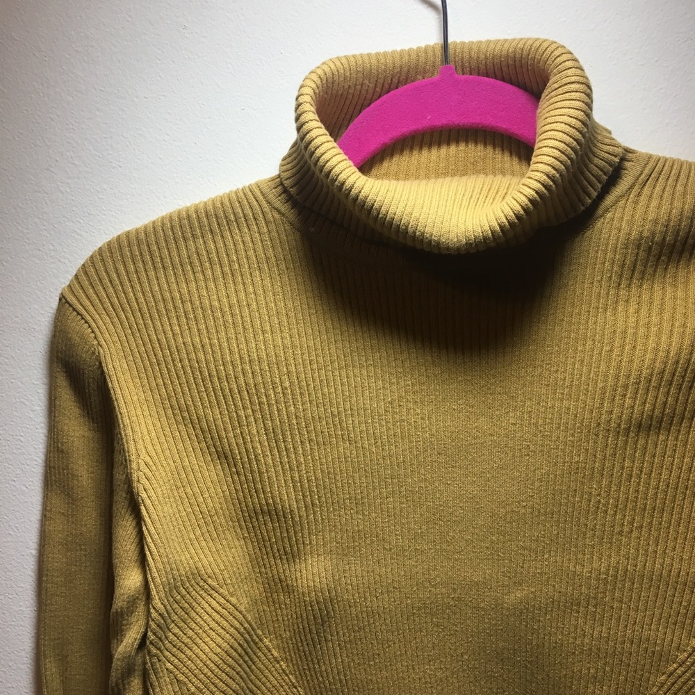 Mustard Turtle Neck Sweater