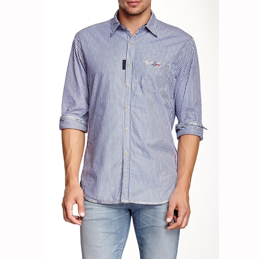NWT Robert Graham Shisa Button-Up Shirt Sz XL