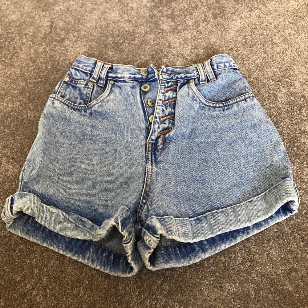 High waisted  jean shorts