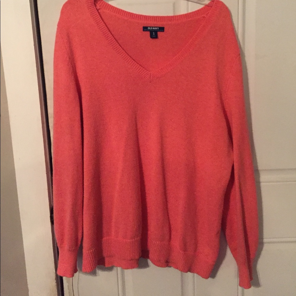 Peach sweater!