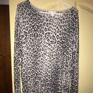 Leopard print sweater