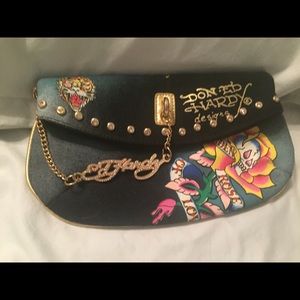 Ed Hardy clutch bag