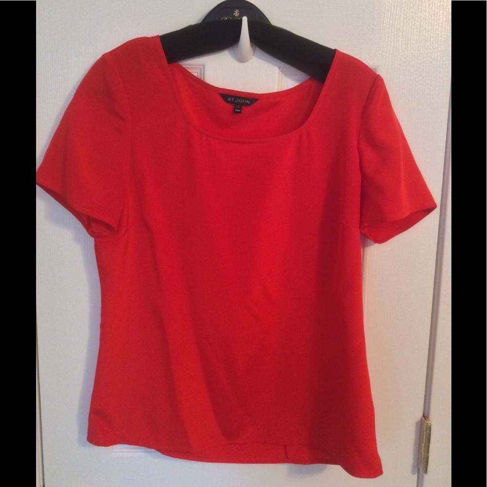 St. John Silk Blouse Sale