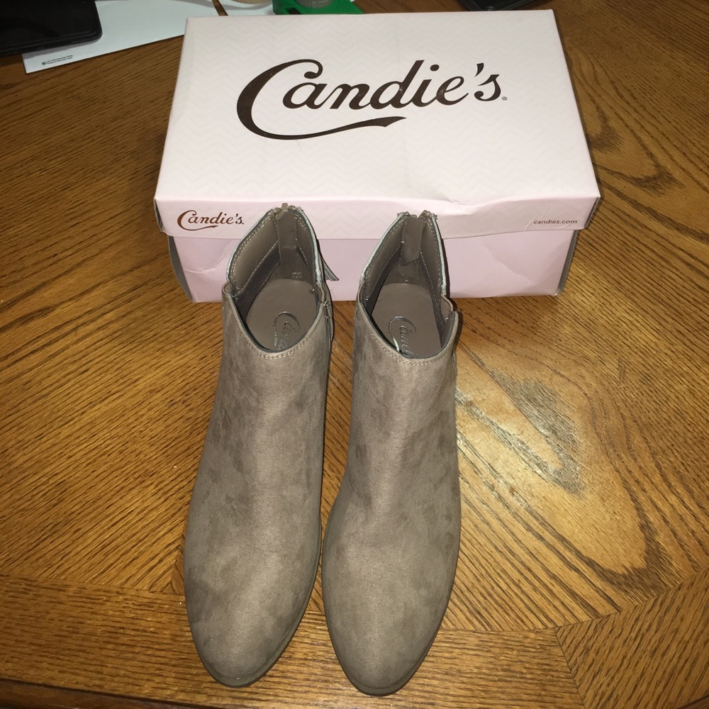 Candies new never worn booties.