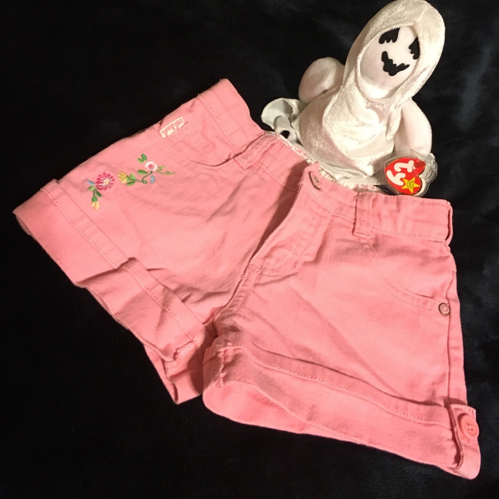 💕oshkosh💕•Embroidered Flower Shorts•