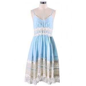 NEW Chicwish Sky Blue Lace Dress!