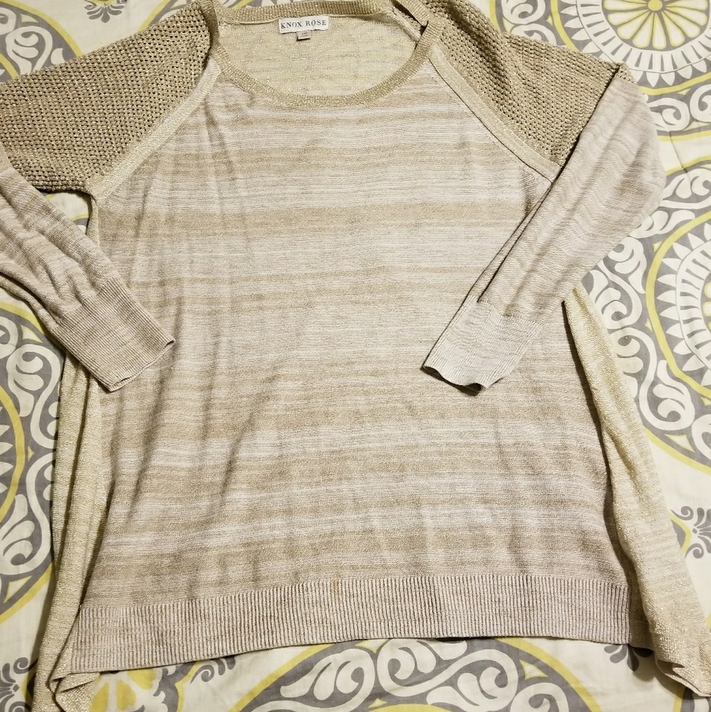 Knox Rose gold sweater