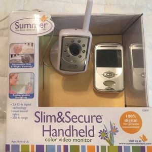 Baby LED color video monitor