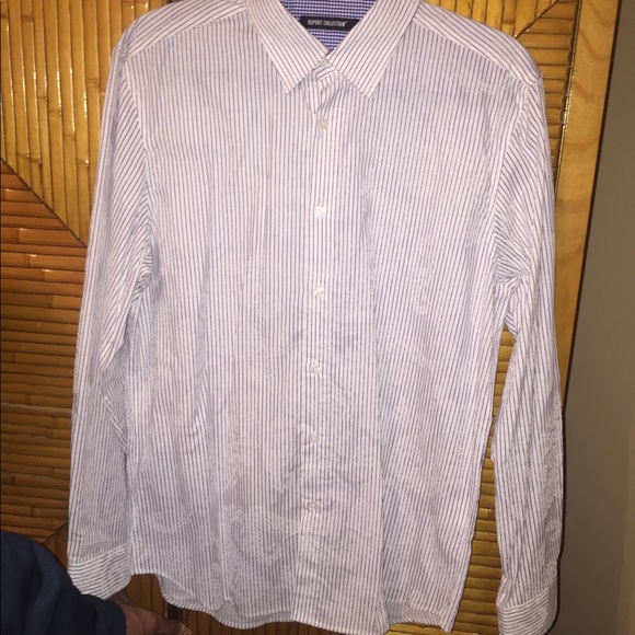 Report Collection Button Down - Picture 1 of 5