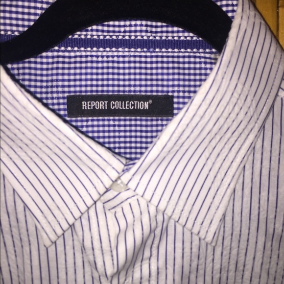 Report Collection Button Down - Picture 3 of 5