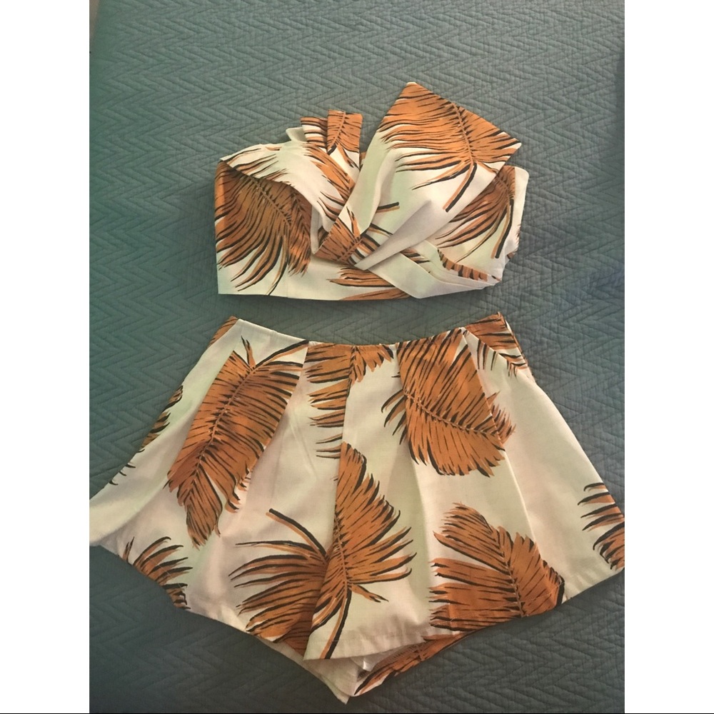 Crop top and shorts set