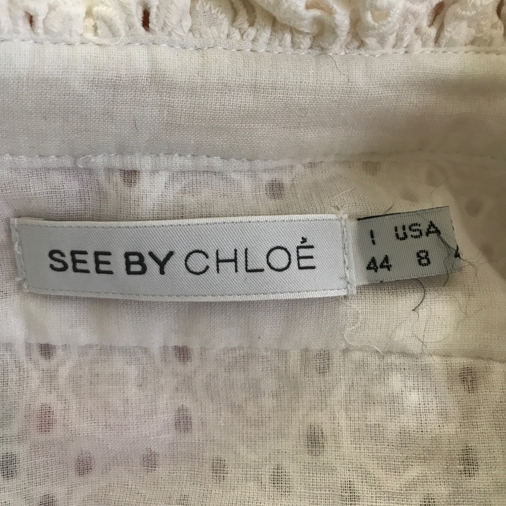 See by Chloe eyelet lace shirt dress - Picture 5 of 5