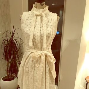 See by Chloe eyelet lace shirt dress