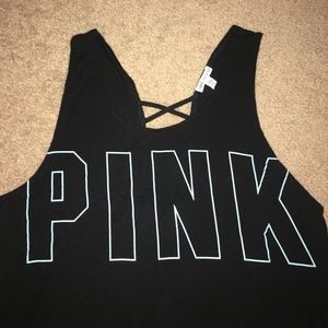 Victoria secret PINK cross cross back tank