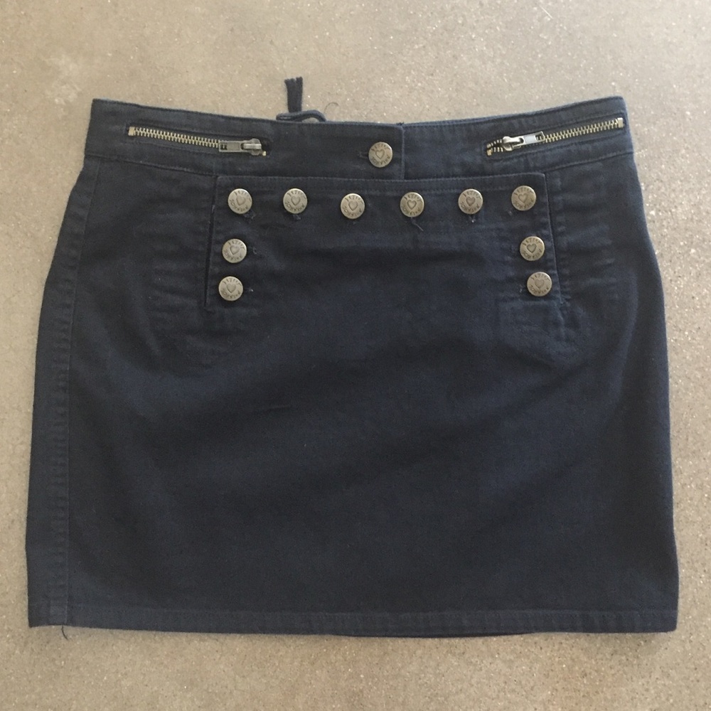 Black Betsey Johnson Mini Skirt