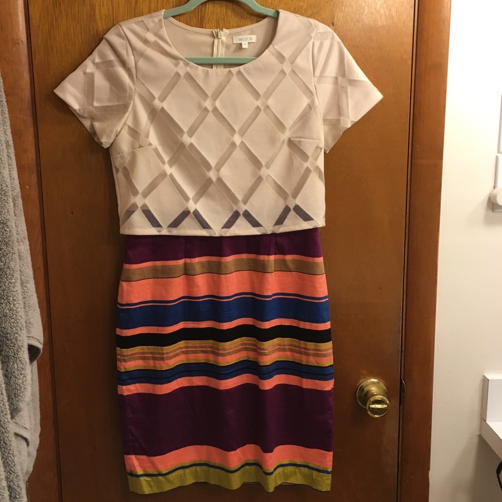 Weston Carolina striped wiggle dress