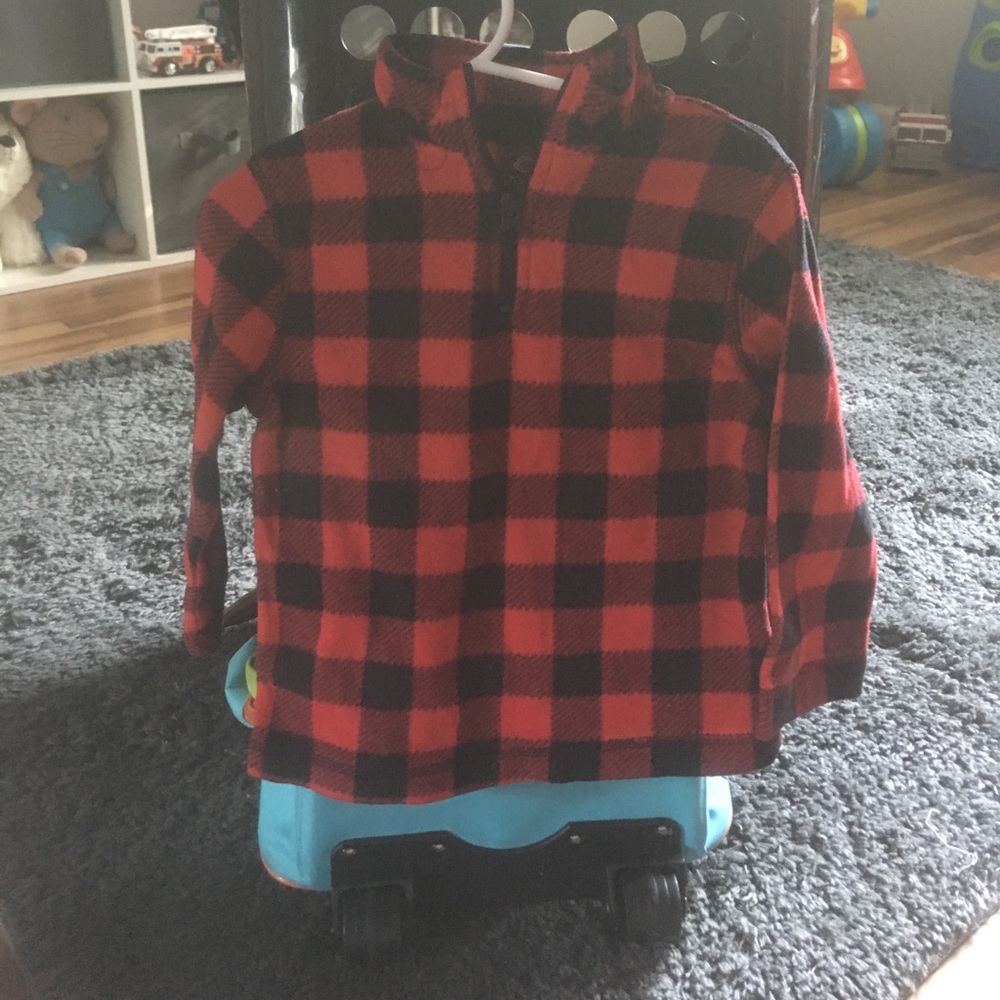 Size 2T, zip up sweater