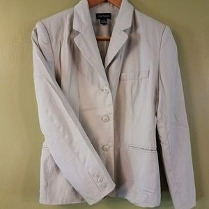 Ann Taylor Sz 4 Khaki Blazer
