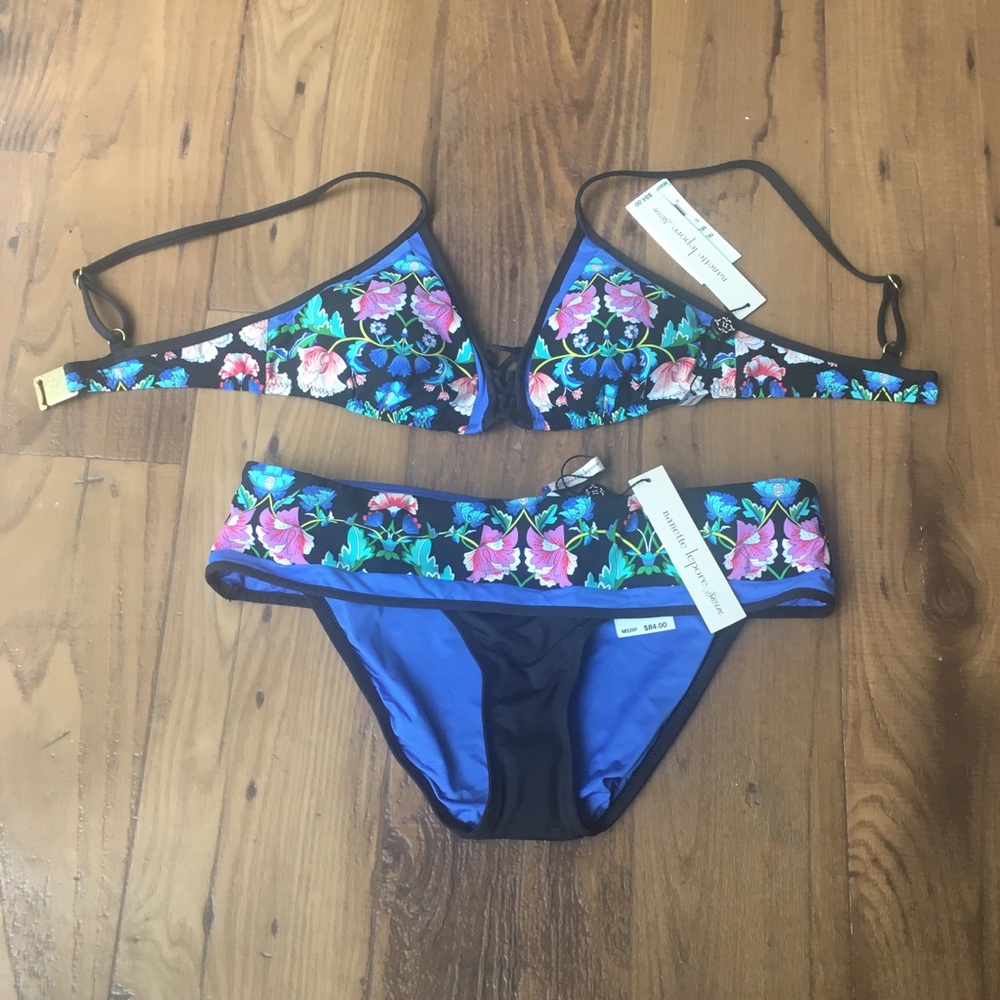 NWT Nanette Lepore 'Dreamer' Floral Bikini Set