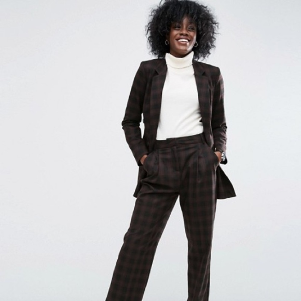 [SOLD] Checkered Suit Jacket - Picture 4 of 5