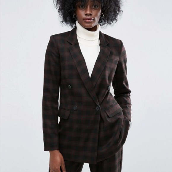 [SOLD] Checkered Suit Jacket - Picture 3 of 5