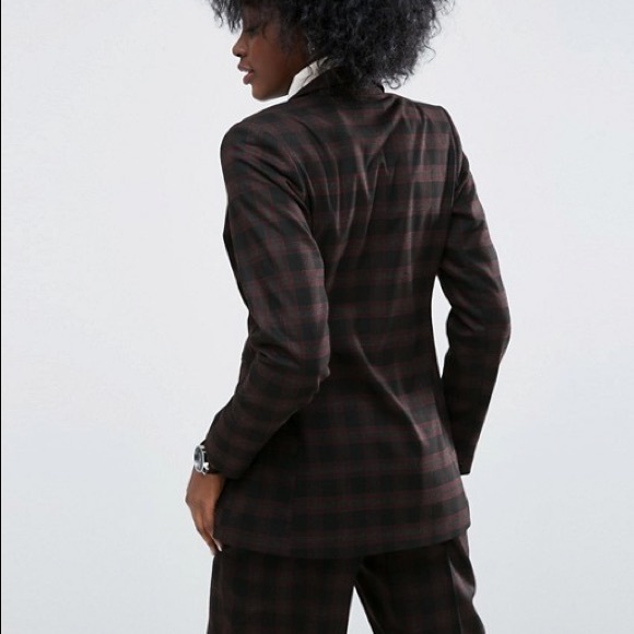 [SOLD] Checkered Suit Jacket - Picture 5 of 5