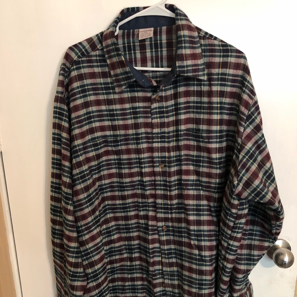 Double xxl fannel mens bottom down used good