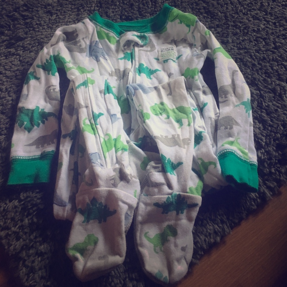 Size 2T, Footie Pajamas for Boys