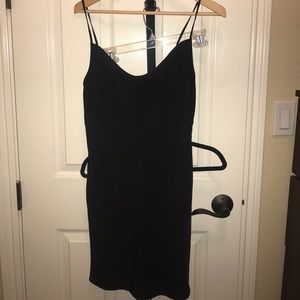 Black mini dress
