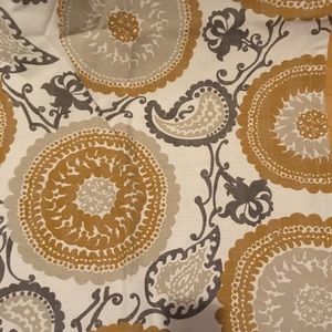 Beautiful mosaic curtain panels. Canvas material.