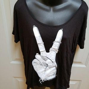 Juniors L Flowy Tee "Flawless"