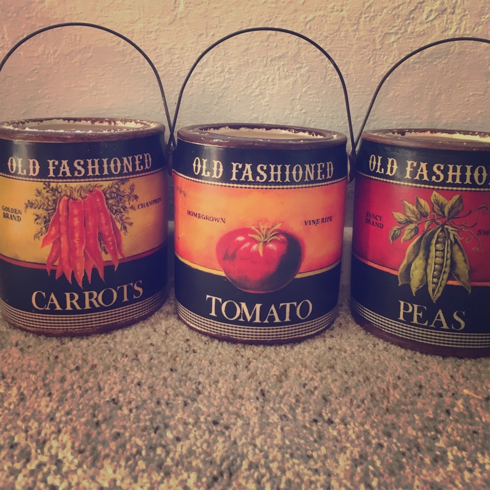 Set of 3 candle holders or flower pots