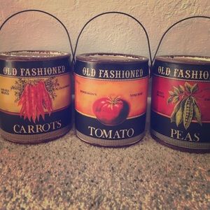 Set of 3 candle holders or flower pots